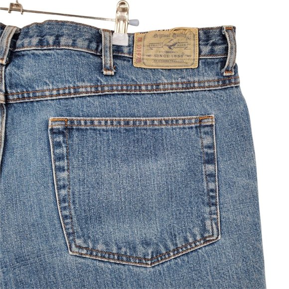 RedHead Jeans Men's Utility Straight Leg Pockets Denim Blue Size 44x32 - Picture 9 of 10